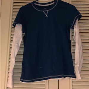 Two-Tone Long Sleeve Tee